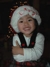 Ruby in Angel hat in December 2007