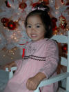 Ruby in front of tree in November 2007